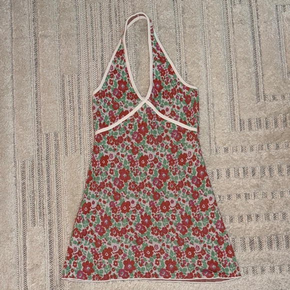 Zara Dresses & Skirts - Zara Red Floral Mini Dress